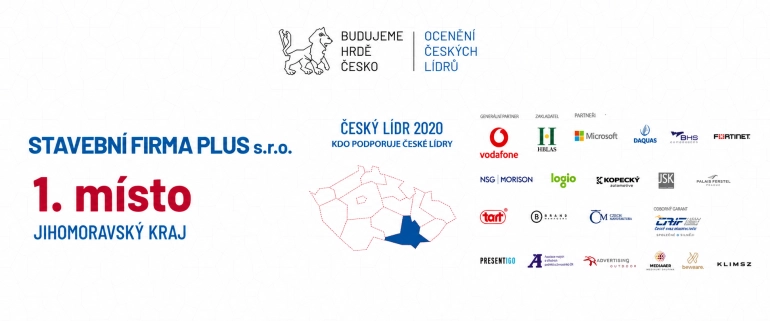 IMG: 1. místo za JMK v soutěži Ocenění českých lídrů 2020